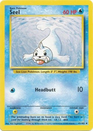 Seel (41/102) [Base Set Unlimited] | Cracking-Singles