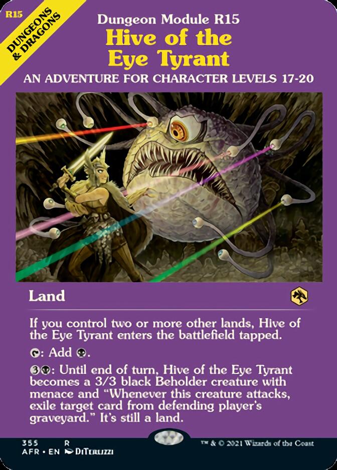 Hive of the Eye Tyrant (Dungeon Module) [Dungeons & Dragons: Adventures in the Forgotten Realms] | Cracking-Singles