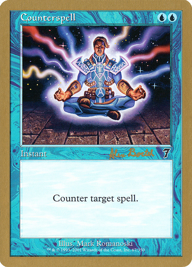 Counterspell (Alex Borteh) (7ED) [World Championship Decks 2001] | Cracking-Singles