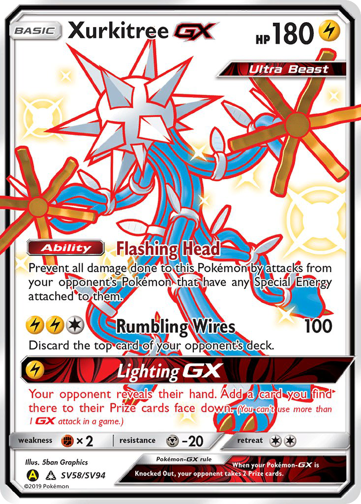 Xurkitree GX (SV58/SV94) [Sun & Moon: Hidden Fates - Shiny Vault] | Cracking-Singles