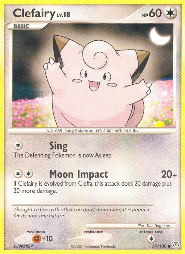 Clefairy (77/130) [Diamond & Pearl: Base Set] | Cracking-Singles