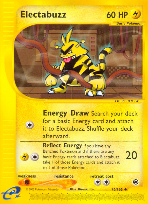 Electabuzz (76/165) [Expedition: Base Set] | Cracking-Singles