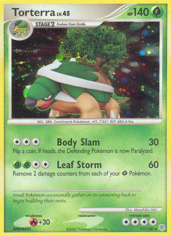 Torterra (17/130) [Diamond & Pearl: Base Set] | Cracking-Singles