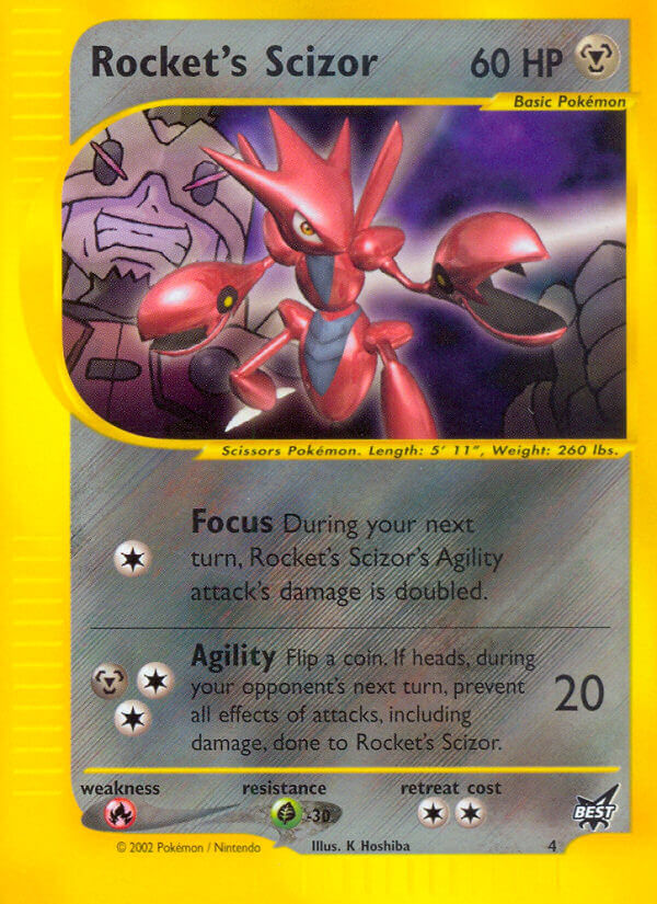 Rocket's Scizor (4) [Best of Promos] | Cracking-Singles