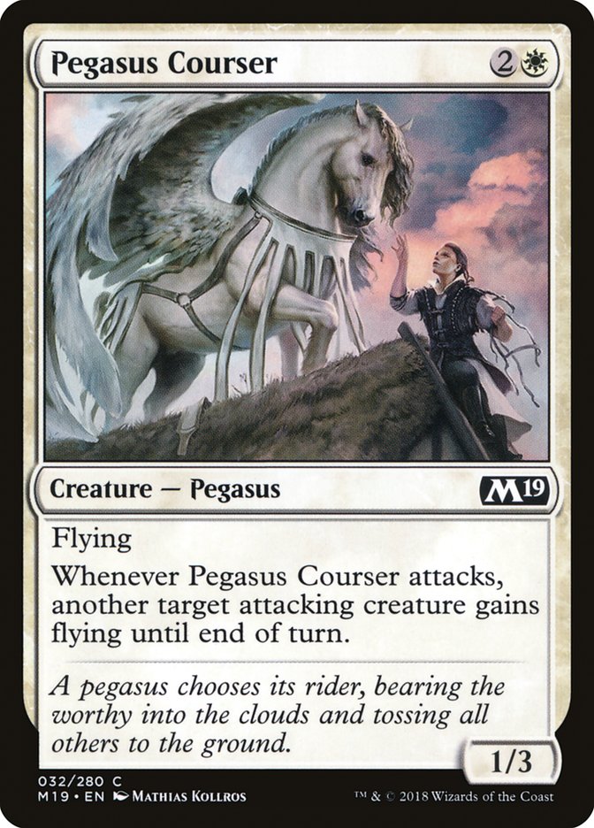 Pegasus Courser [Core Set 2019] | Cracking-Singles