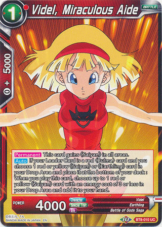 Videl, Miraculous Aide [BT8-010] | Cracking-Singles