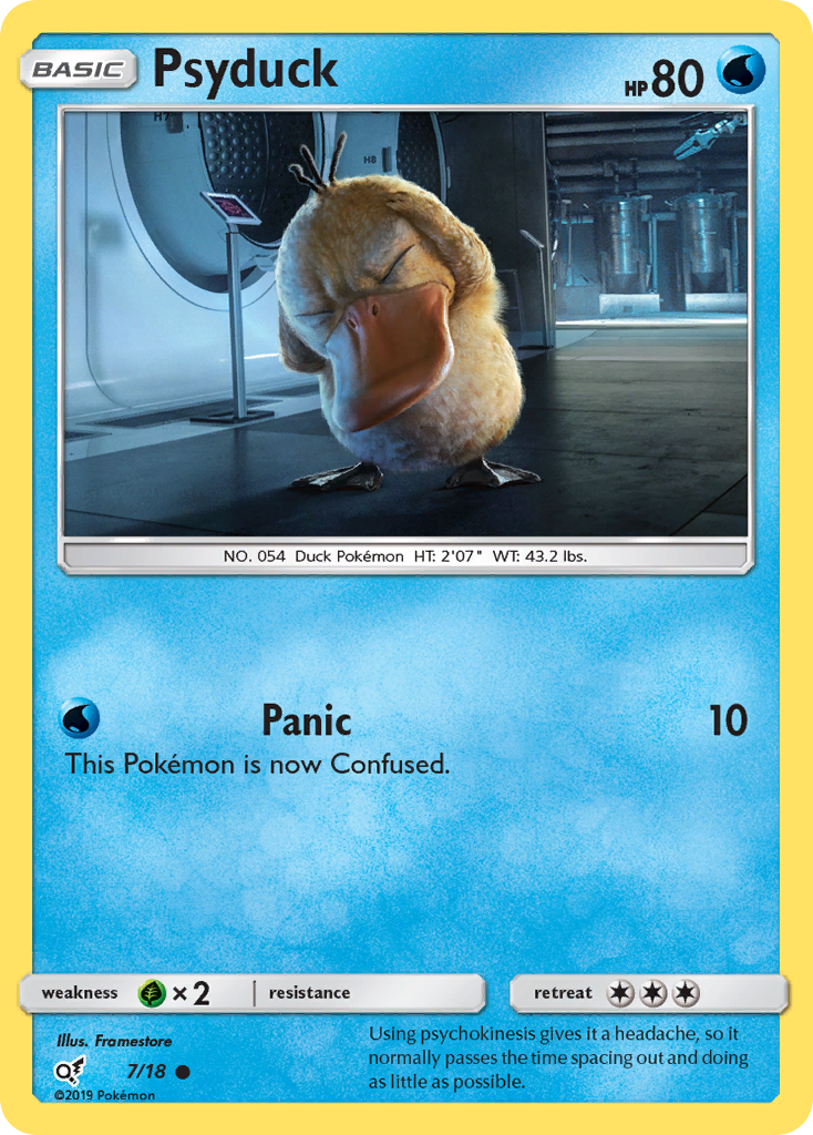 Psyduck (7/18) [Sun & Moon: Detective Pikachu] | Cracking-Singles