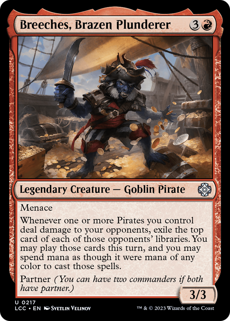 Breeches, Brazen Plunderer [The Lost Caverns of Ixalan Commander] | Cracking-Singles