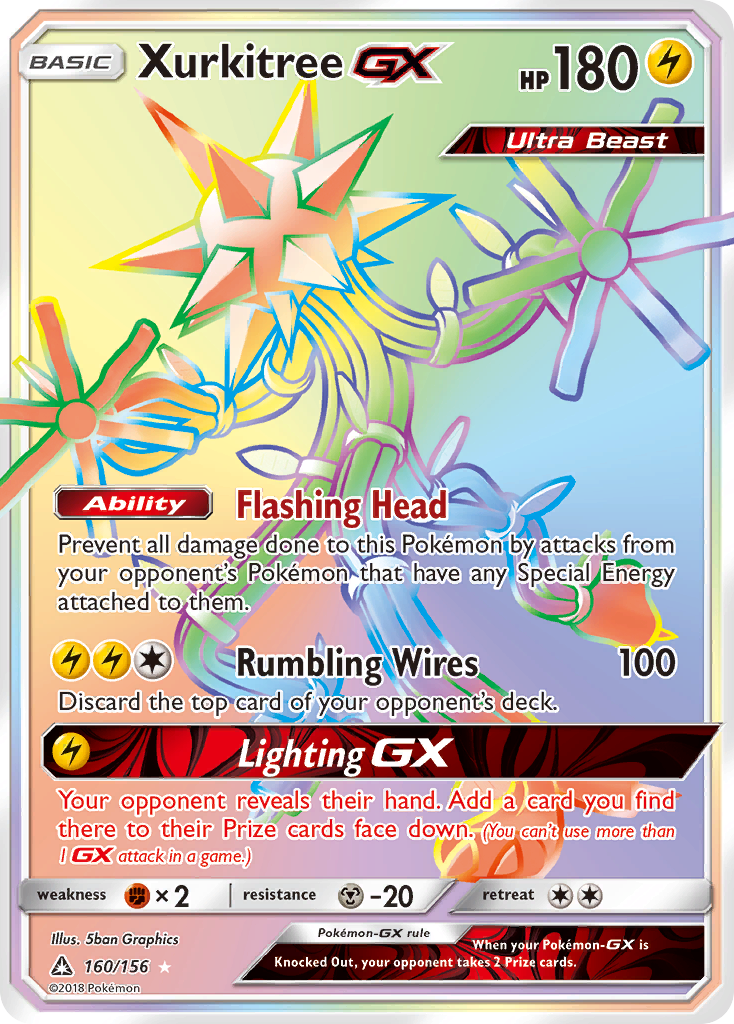 Xurkitree GX (160/156) [Sun & Moon: Ultra Prism] | Cracking-Singles