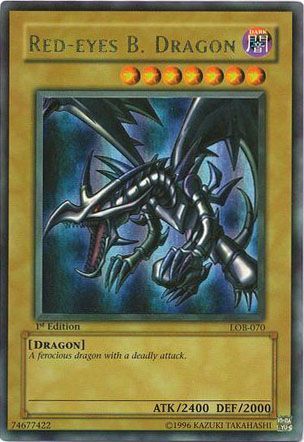 Red-Eyes B. Dragon [LOB-070] Ultra Rare | Cracking-Singles