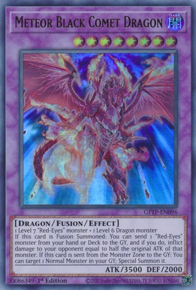 Meteor Black Comet Dragon [GFTP-EN096] Ultra Rare | Cracking-Singles