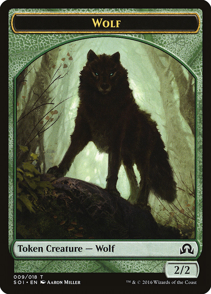 Wolf [Shadows over Innistrad Tokens] | Cracking-Singles