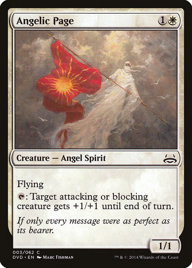 Angelic Page (Divine vs. Demonic) [Duel Decks Anthology] | Cracking-Singles