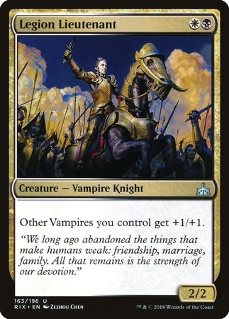 Legion Lieutenant [Rivals of Ixalan] | Cracking-Singles