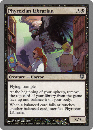 Phyrexian Librarian [Unhinged] | Cracking-Singles