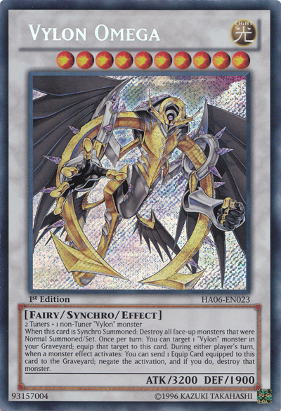 Vylon Omega [HA06-EN023] Secret Rare | Cracking-Singles