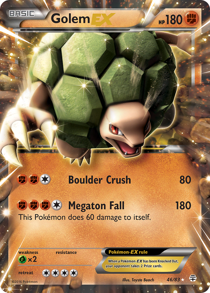 Golem EX (46/83) [XY: Generations] | Cracking-Singles