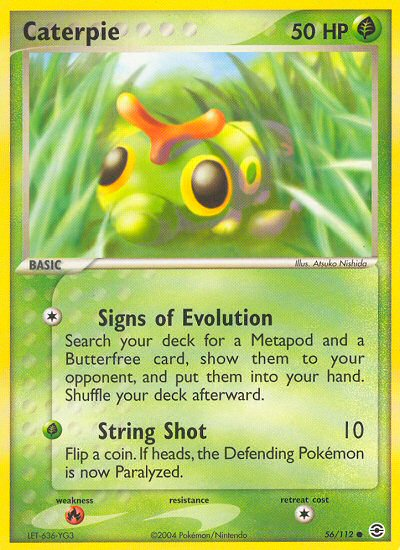 Caterpie (56/112) [EX: FireRed & LeafGreen] | Cracking-Singles