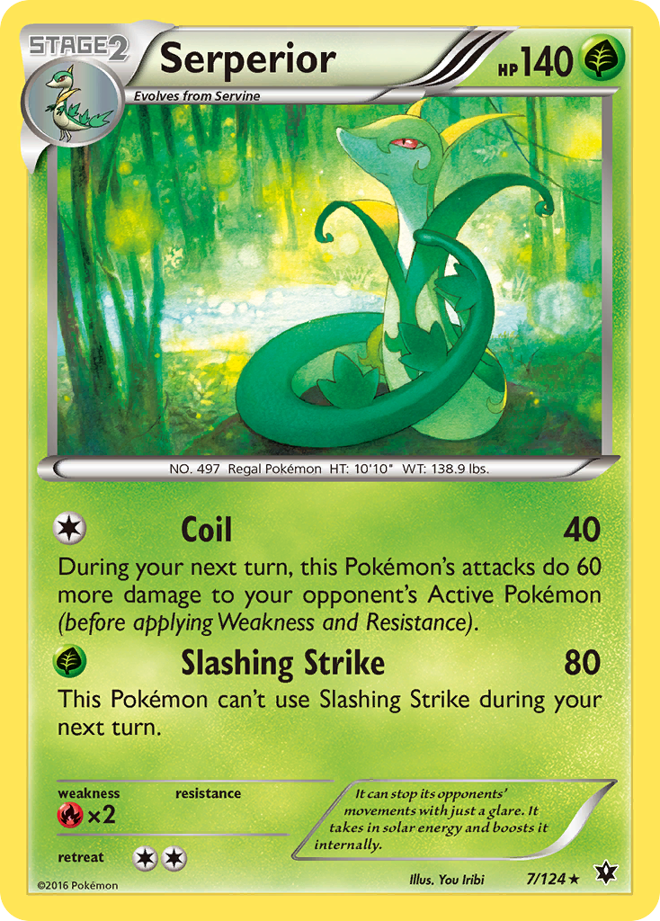 Serperior (7/124) [XY: Fates Collide] | Cracking-Singles