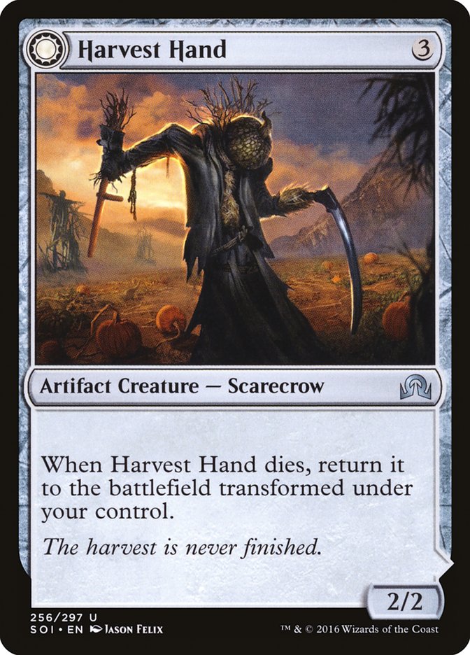 Harvest Hand // Scrounged Scythe [Shadows over Innistrad] | Cracking-Singles