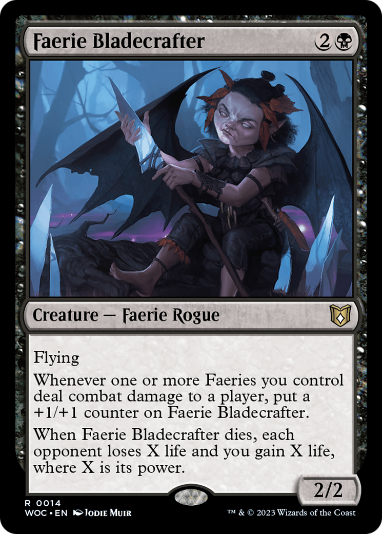 Faerie Bladecrafter [Wilds of Eldraine Commander] | Cracking-Singles