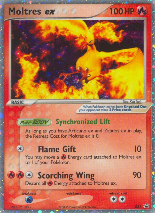 Moltres ex (031) [Nintendo: Black Star Promos] | Cracking-Singles