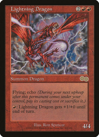 Lightning Dragon [Urza's Saga] | Cracking-Singles