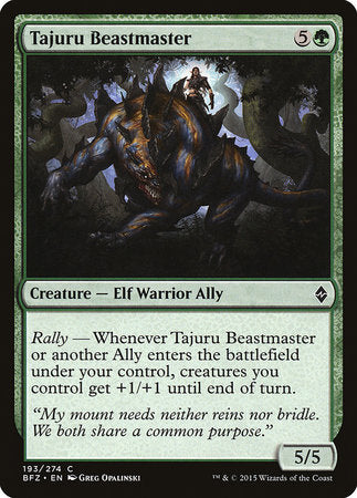 Tajuru Beastmaster [Battle for Zendikar] | Cracking-Singles