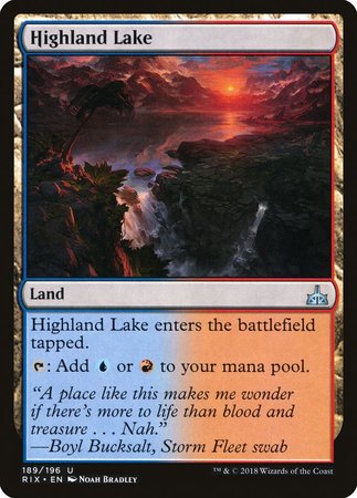 Highland Lake [Rivals of Ixalan] | Cracking-Singles