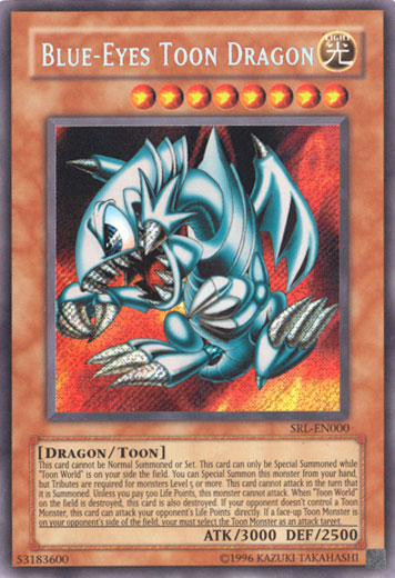 Blue-Eyes Toon Dragon [SRL-EN000] Secret Rare | Cracking-Singles