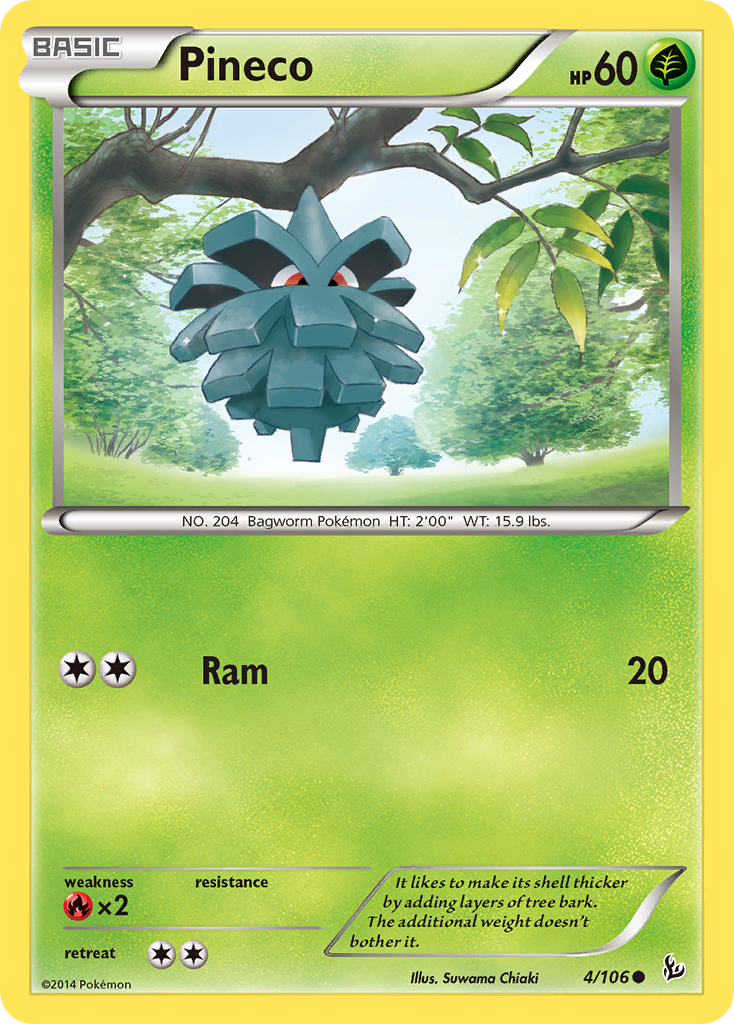 Pineco (4/106) [XY: Flashfire] | Cracking-Singles