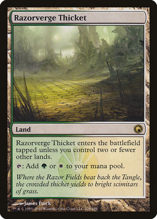 Razorverge Thicket [Scars of Mirrodin] | Cracking-Singles