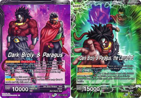 Dark Broly & Paragus // Dark Broly & Paragus, the Corrupted [BT11-122] | Cracking-Singles