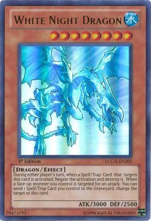 White Night Dragon [LCGX-EN205] Ultra Rare | Cracking-Singles