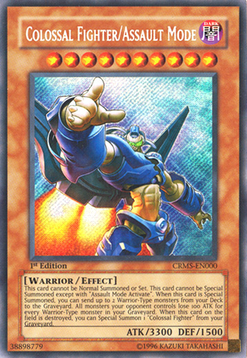 Colossal Fighter/Assault Mode [CRMS-EN000] Secret Rare | Cracking-Singles