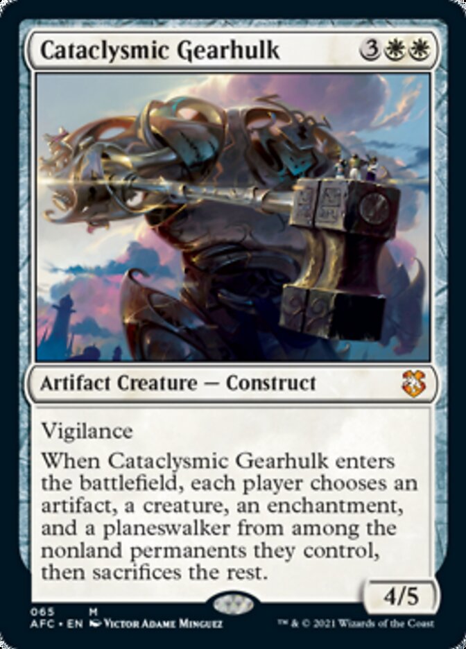 Cataclysmic Gearhulk [Dungeons & Dragons: Adventures in the Forgotten Realms Commander] | Cracking-Singles