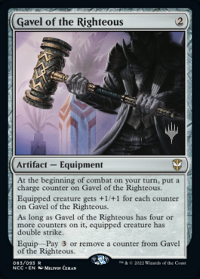 Gavel of the Righteous (Promo Pack) [Streets of New Capenna Commander Promos] | Cracking-Singles