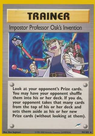 Impostor Professor Oak's Invention (94/105) [Neo Destiny Unlimited] | Cracking-Singles