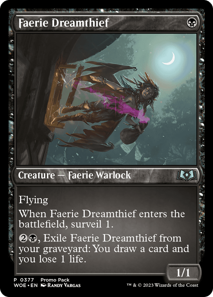 Faerie Dreamthief (Promo Pack) [Wilds of Eldraine Promos] | Cracking-Singles