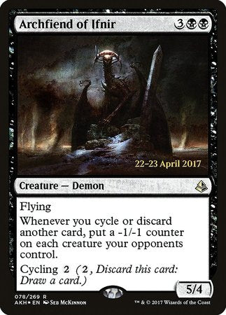 Archfiend of Ifnir [Amonkhet Prerelease Promos] | Cracking-Singles