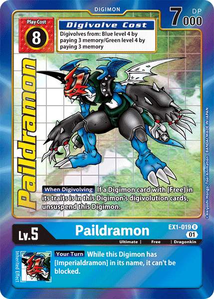 Paildramon [EX1-019] (Alternate Art) [Classic Collection] | Cracking-Singles