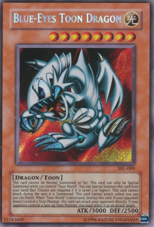 Blue-Eyes Toon Dragon [SRL-000] Secret Rare | Cracking-Singles