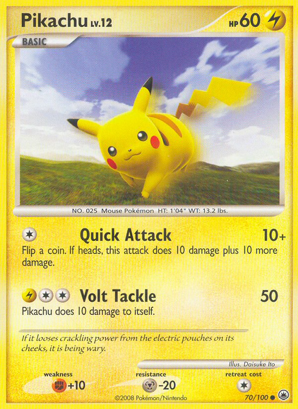 Pikachu (70/100) [Diamond & Pearl: Majestic Dawn] | Cracking-Singles