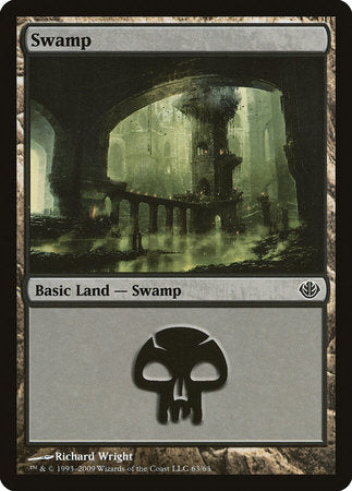 Swamp (63) [Duel Decks: Garruk vs. Liliana] | Cracking-Singles