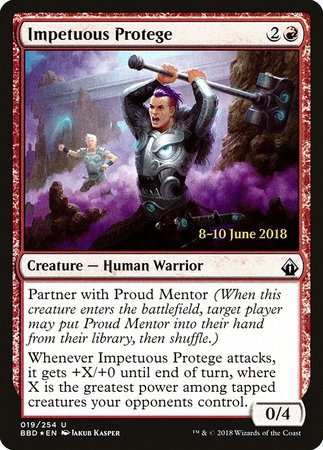 Impetuous Protege [Battlebond Promos] | Cracking-Singles