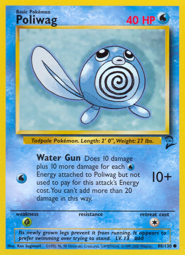 Poliwag (88/130) [Base Set 2] | Cracking-Singles