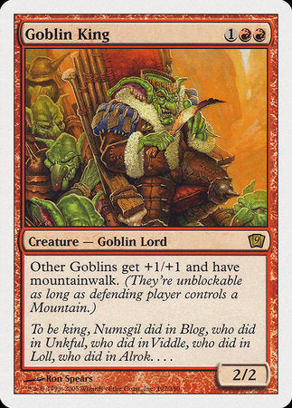 Goblin King [Ninth Edition] | Cracking-Singles