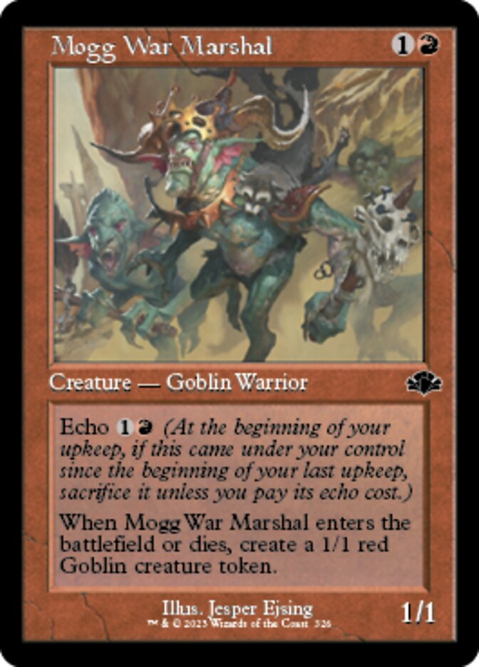 Mogg War Marshal (Retro) [Dominaria Remastered] | Cracking-Singles