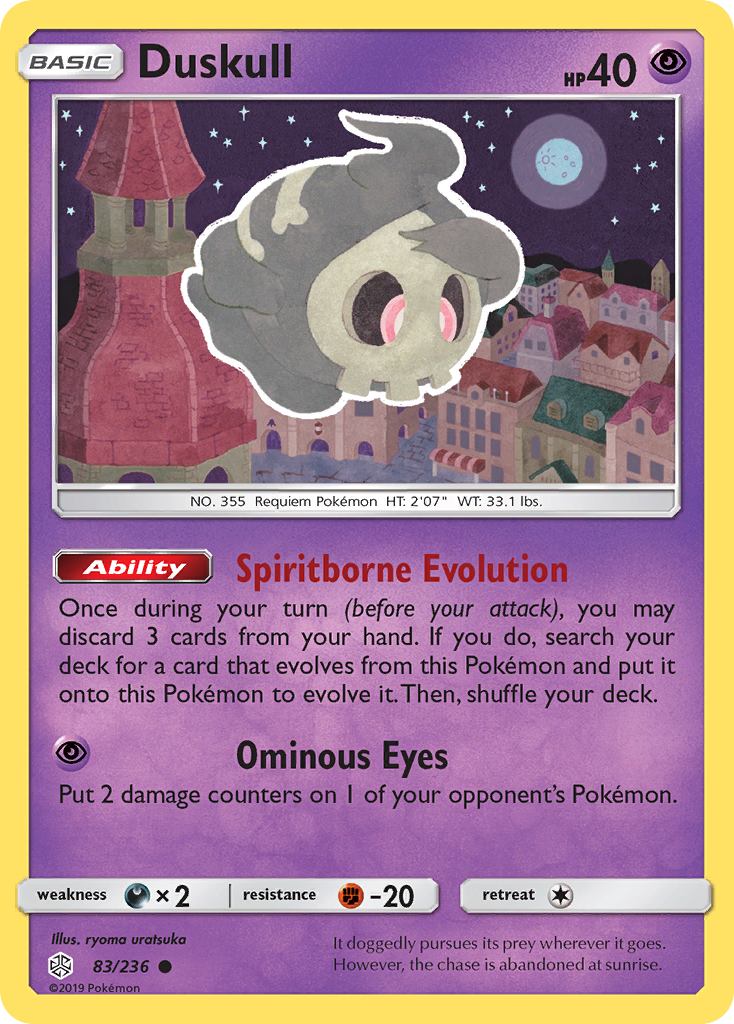 Duskull (83/236) [Sun & Moon: Cosmic Eclipse] | Cracking-Singles