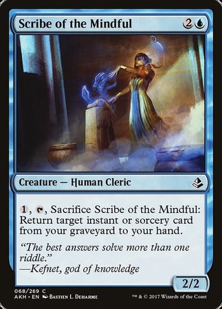 Scribe of the Mindful [Amonkhet] | Cracking-Singles